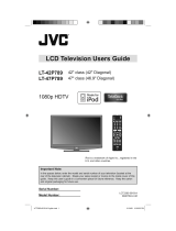 JVC LT42P789 - 42" LCD TV User manual