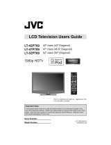 JVC LT47P789 - 47" LCD TV User manual
