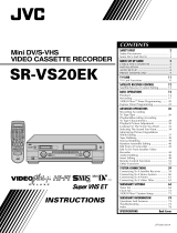 JVC SR-VS20U - Dual Format S-vhs/minidv Recorder User manual