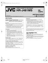 JVC HR-J481MS User manual