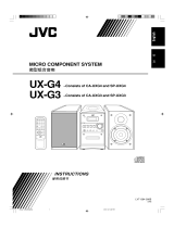 JVC UX-G3 User manual