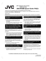 JVC DRMV80B - DVDr/ VCR Combo User manual