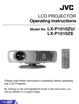 JVC LX-P1010ZE User manual