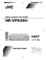 JVC Model HR-VP639U User manual