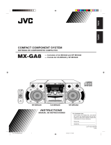 JVC MX-GA8 User manual