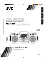 JVC MX-GB5 User manual
