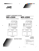 JVC MX-J300 User manual
