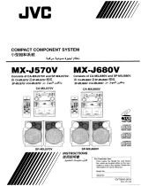 JVC MX-J680V User manual