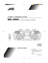 JVC MX-J900 User manual