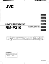 JVC RM-P210 User manual