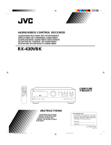 JVC RX-430VBK User manual