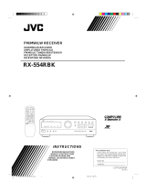 JVC RX-554RBK User manual