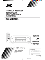JVC RX-558RBK User manual