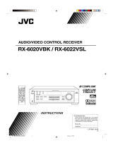 JVC RX-6020VBK User manual