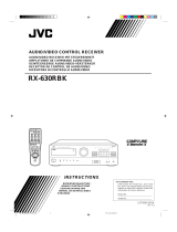 JVC RX-630RBK User manual