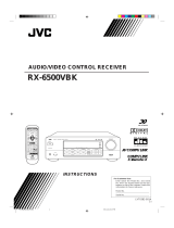 JVC RX-6500VBK - Dolby Digital/DTS Audio/Video Receiver User manual