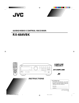 JVC RX-664VBK User manual