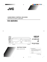 JVC RX-665VBK User manual