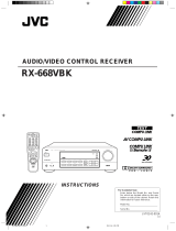 JVC RX-668VBK User manual