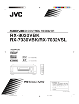 JVC RX-7030VBK User manual