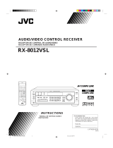 JVC RX-8012VSL User manual