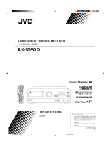 JVC RX-80PGD User manual