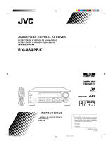 JVC RX-884PBK User manual