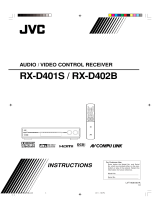 JVC RX-D402B User manual