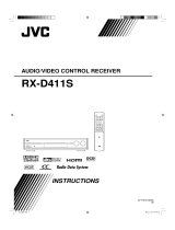 JVC RX-D411S User manual