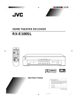 JVC RX-E100SL User manual