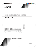 JVC RX-E11SAS User manual