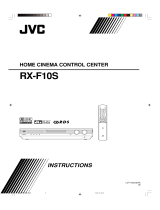 JVC RX-F10S User manual