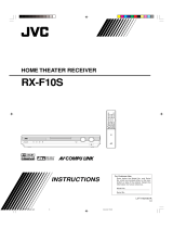 JVC RX-F10S User manual