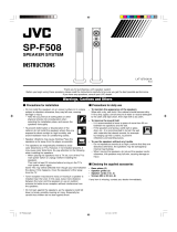 JVC SP-F508 User manual