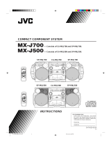 JVC MX-J500 User manual