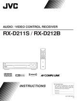 JVC RX-D212B User manual