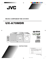 JVC UX-A70MDR User manual