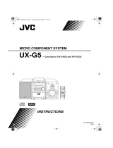 JVC UX-G5 User manual