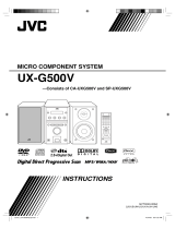 JVC UX-G500V User manual