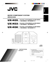 JVC UX-H33 User manual