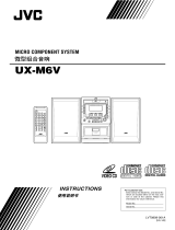 JVC UX-M6VUB User manual