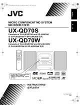 JVC UX-QD70W User manual