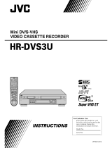 JVC VCR hr-dvs3u User manual