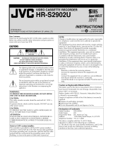 JVC HR-S2902U User manual