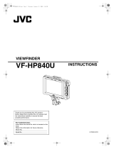 JVC ViewFinder VF-HP840U User manual