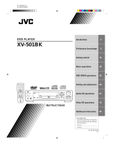JVC XV-501BK User manual