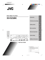JVC XV-521BK User manual