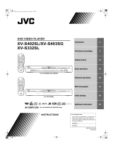 JVC XV-S402SL User manual