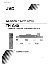 JVC THG41 - DVD Digital Theater System User manual