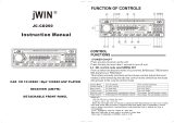 jWIN JC-CD260 User manual
